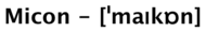 Micon